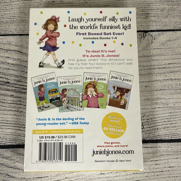 Junie B. Jones 4 Book Set Sealed - Picture 4 of 4